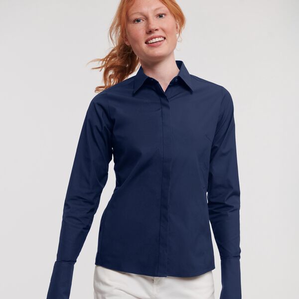 Russell Athletic Collection Ladies Ultimate Stretch Shirt Thumbnail
