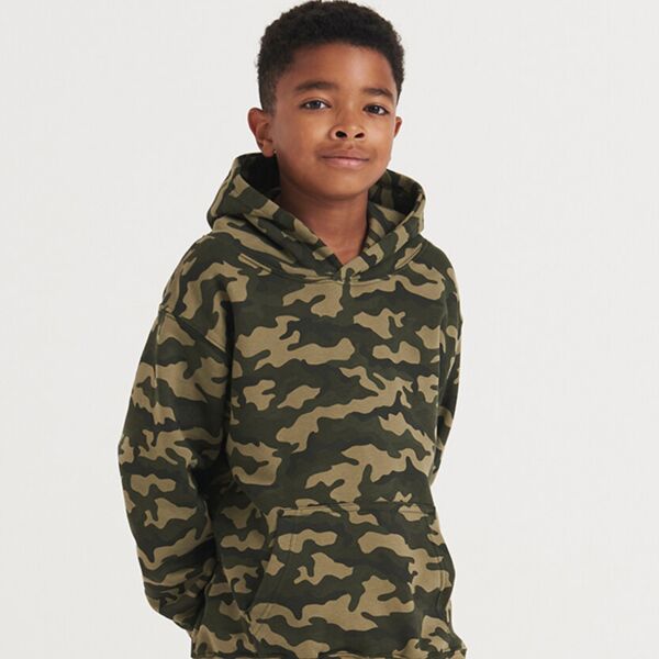 Kids camo hoodie Thumbnail